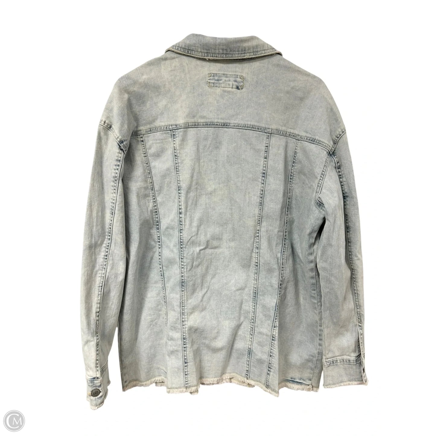 Jacket Denim By Maurices In Blue Denim, Size: L