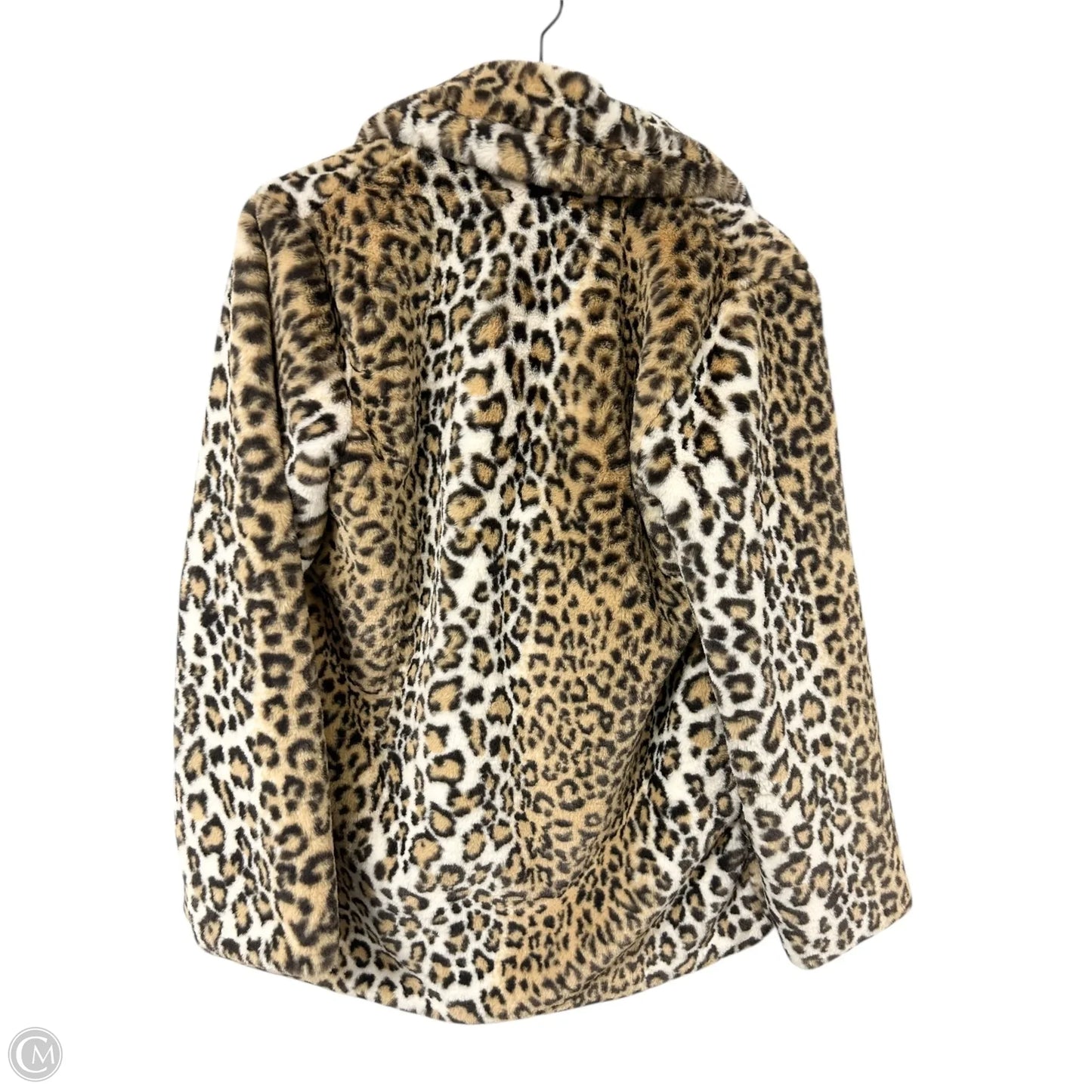 Coat Faux Fur & Sherpa By Hayden La In Leopard Print, Size: S