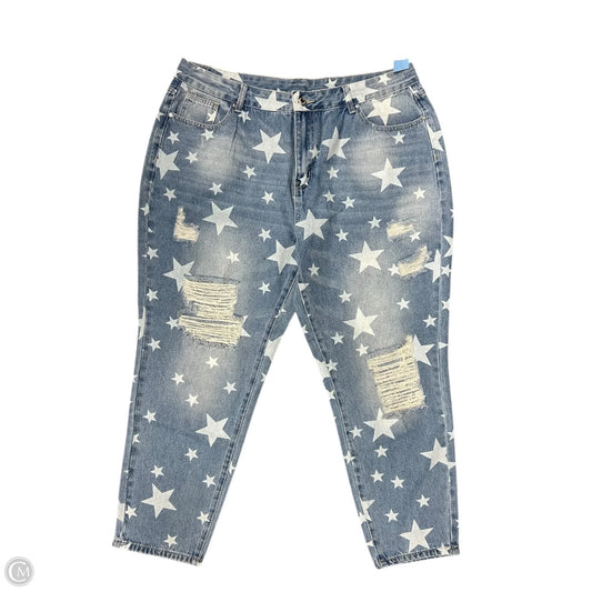 Jeans Straight By Clothes Mentor In Blue Denim, Size: 2x