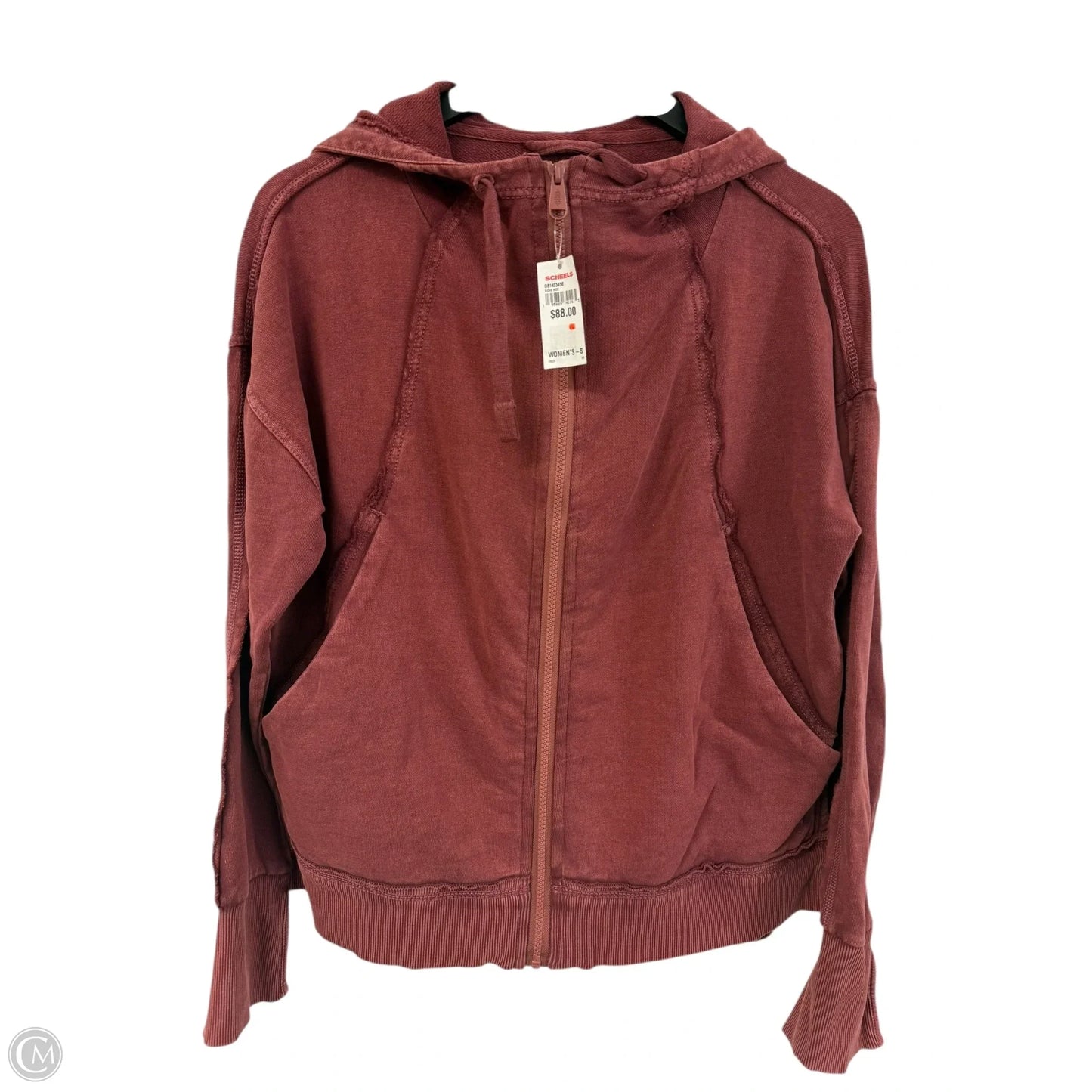 Sweatshirt Hoodie By Free People In Red, Size: S