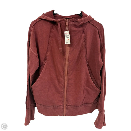 Sweatshirt Hoodie By Free People In Red, Size: S