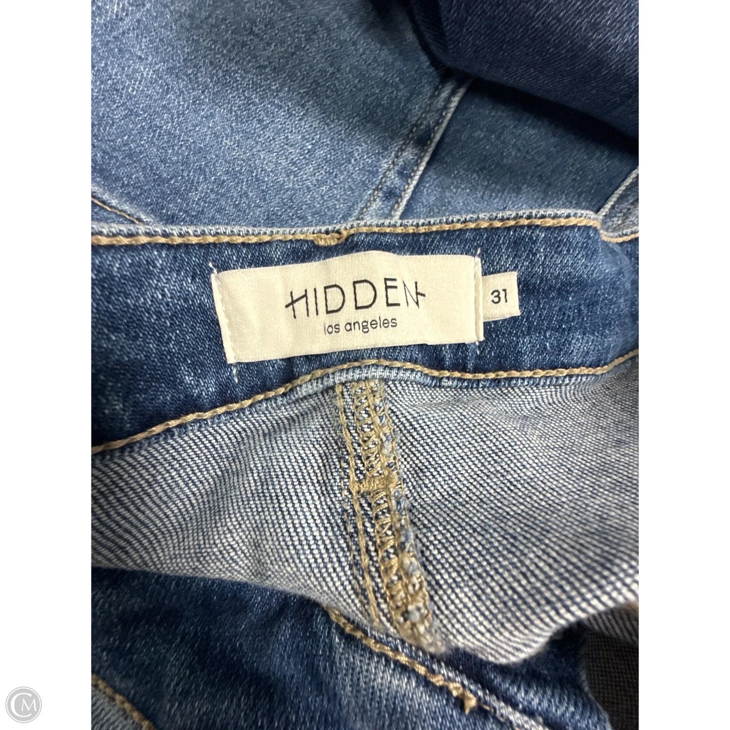 Jeans Wide Leg By Hidden In Blue Denim, Size: 12