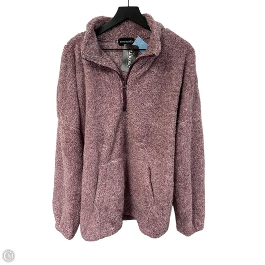 Sweatshirt Collar By Zenana Outfitters In Purple, Size: Xl