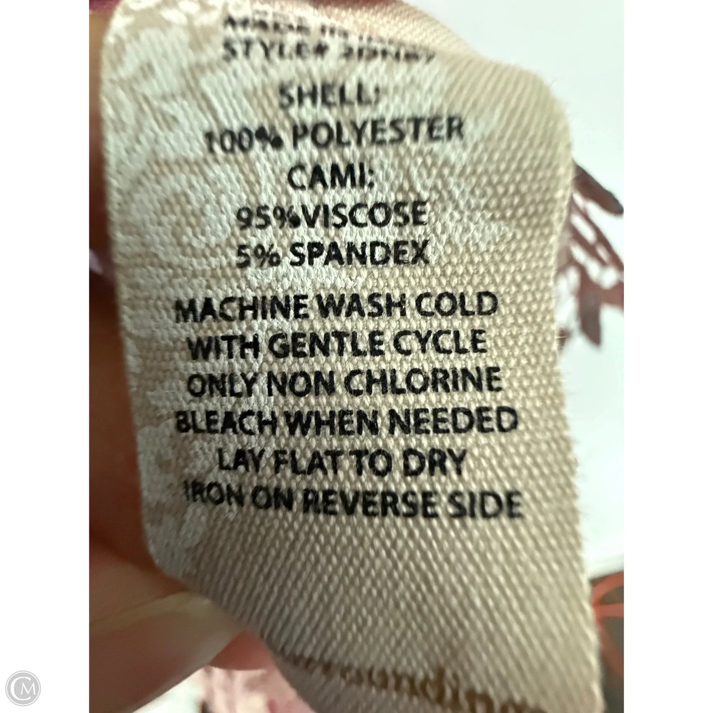 Top Short Sleeve By Soft Surroundings In Floral Print, Size: L