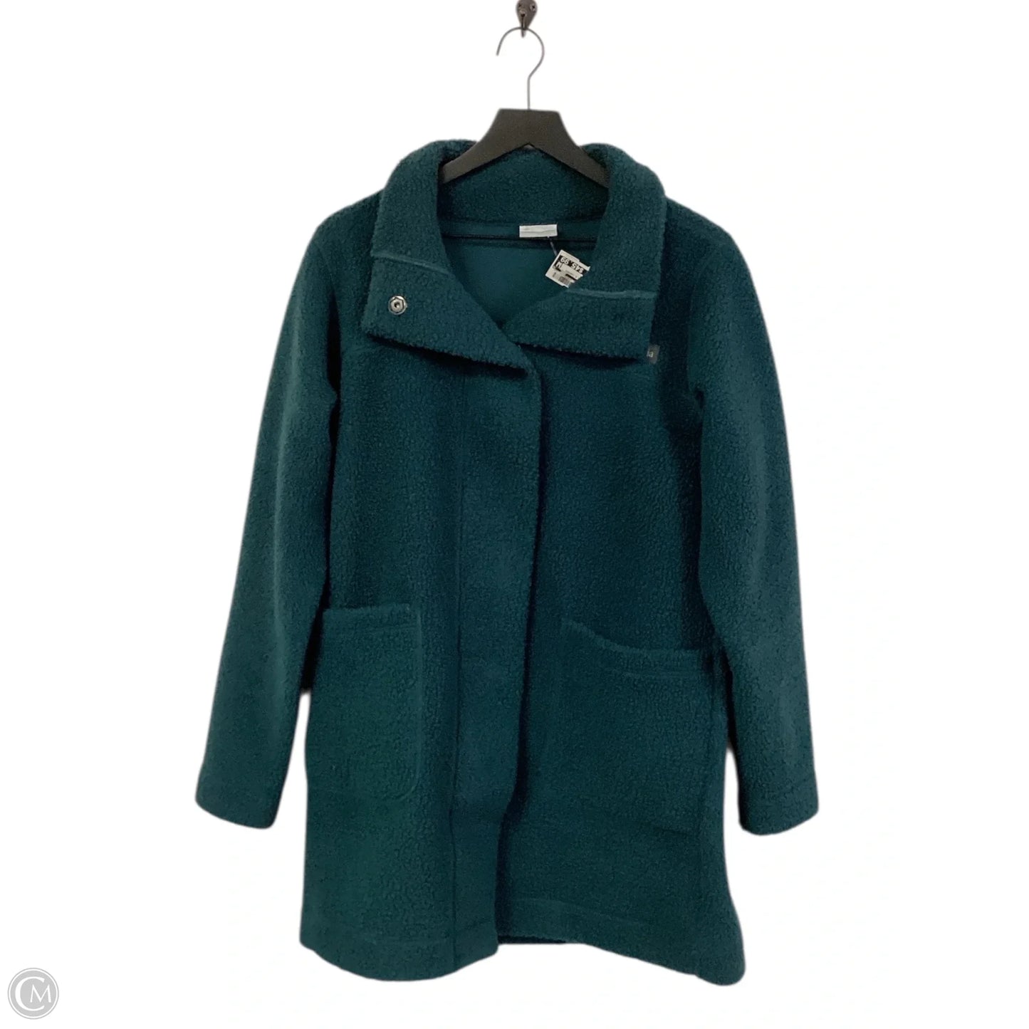 Coat Faux Fur & Sherpa By Columbia In Teal, Size: L