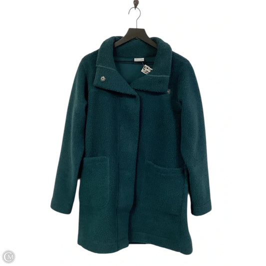 Coat Faux Fur & Sherpa By Columbia In Teal, Size: L