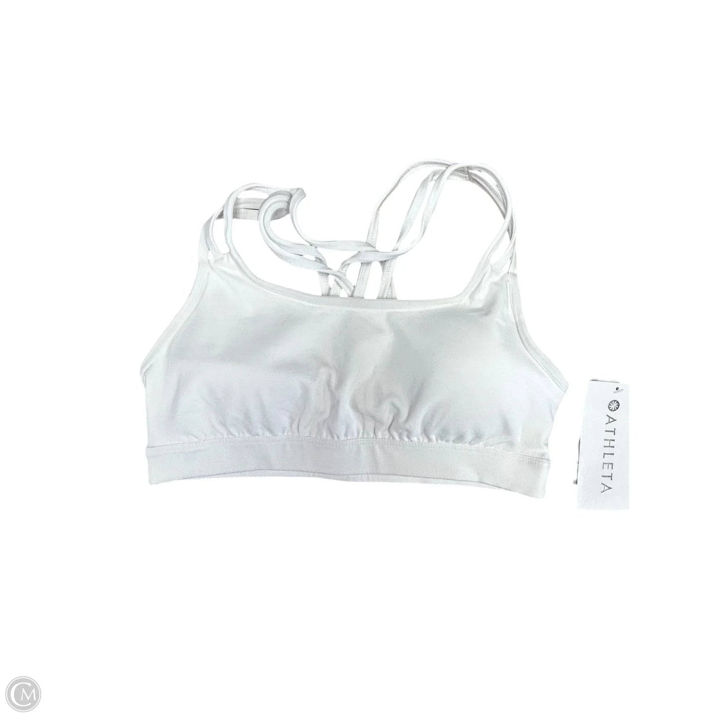 Athletic Bra By Athleta In White, Size: M