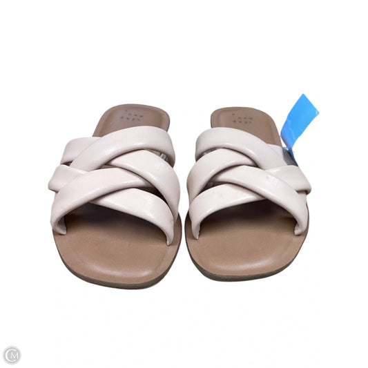 Sandals Flats By A New Day In Tan, Size: 6.5