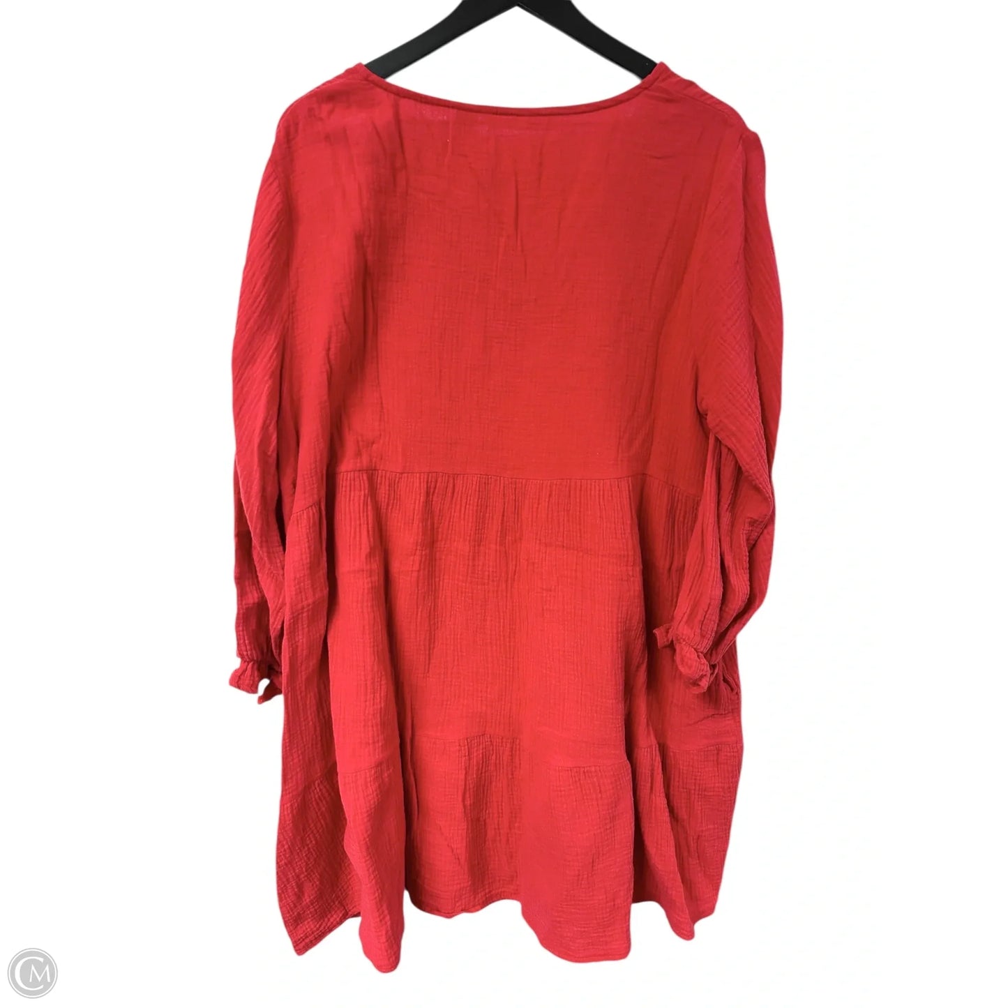 Dress Casual Short By Kaktus In Red, Size: L