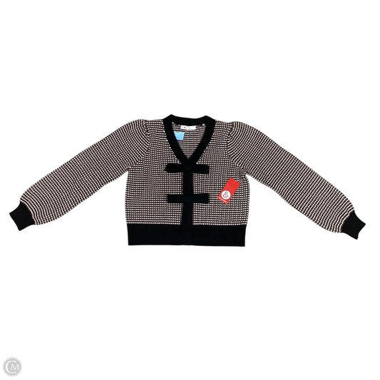 Sweater Cardigan By 89th And Madison In Black & Brown, Size: M