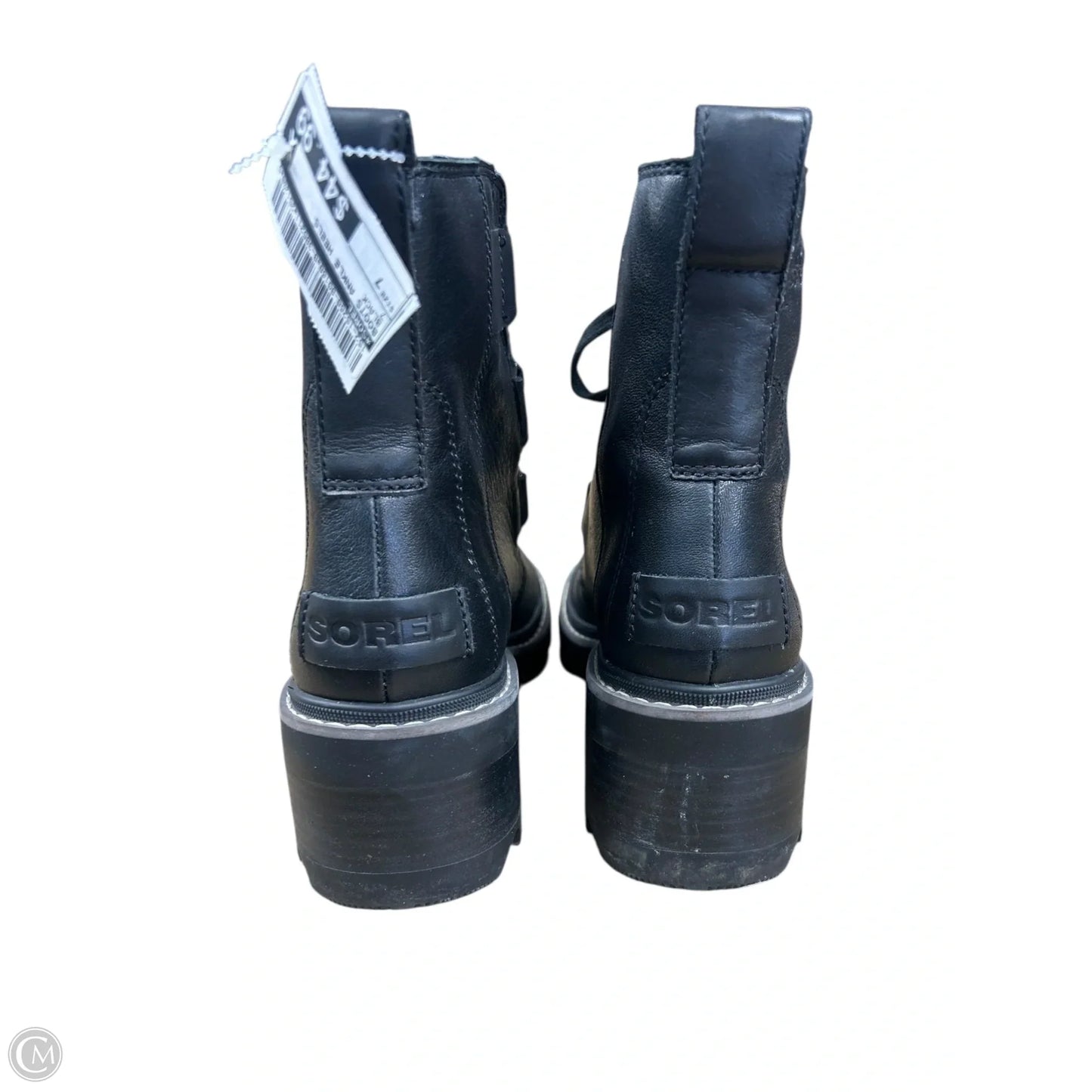 Boots Ankle Heels By Sorel In Black, Size: 7