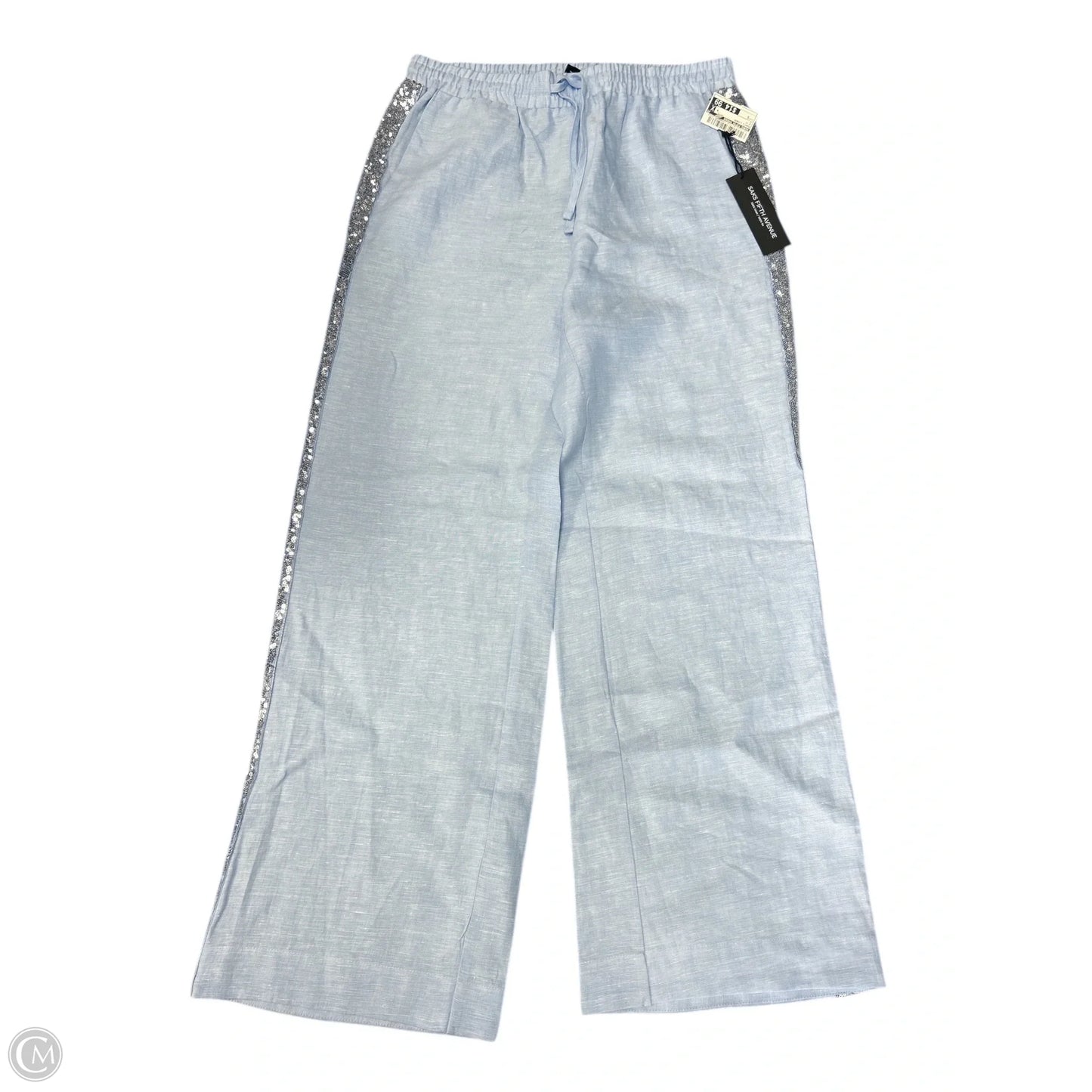 Pants Linen By Saks Fifth Avenue In Blue, Size: S