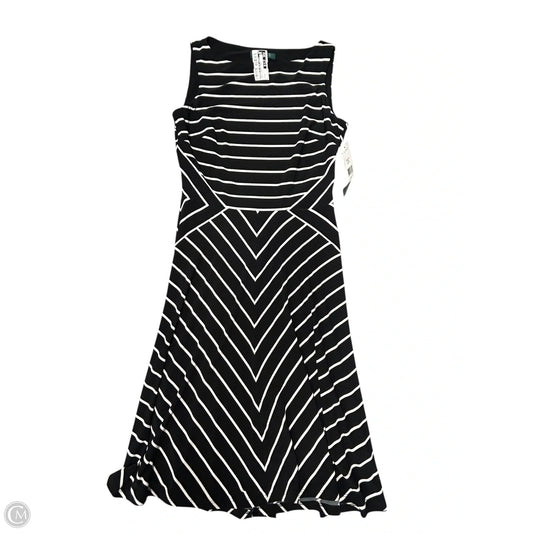 Dress Casual Short By Lauren By Ralph Lauren In Black & White, Size: 4