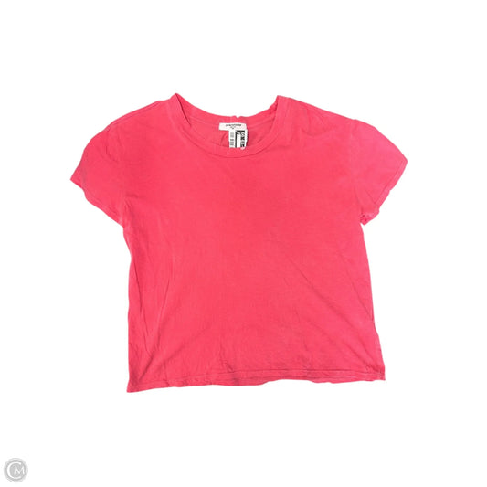 Top Short Sleeve Basic By Cmc In Coral, Size: Xs