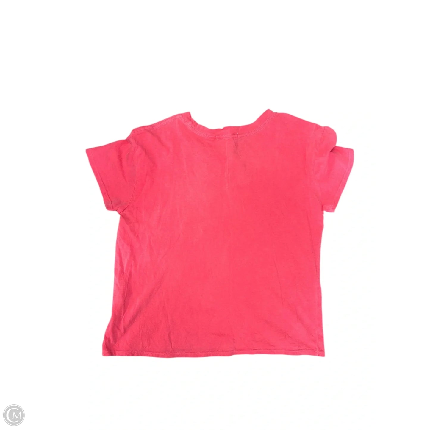 Top Short Sleeve Basic By Cmc In Coral, Size: Xs
