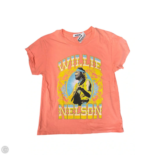 Top Short Sleeve By Daydreamer In Orange, Size: S