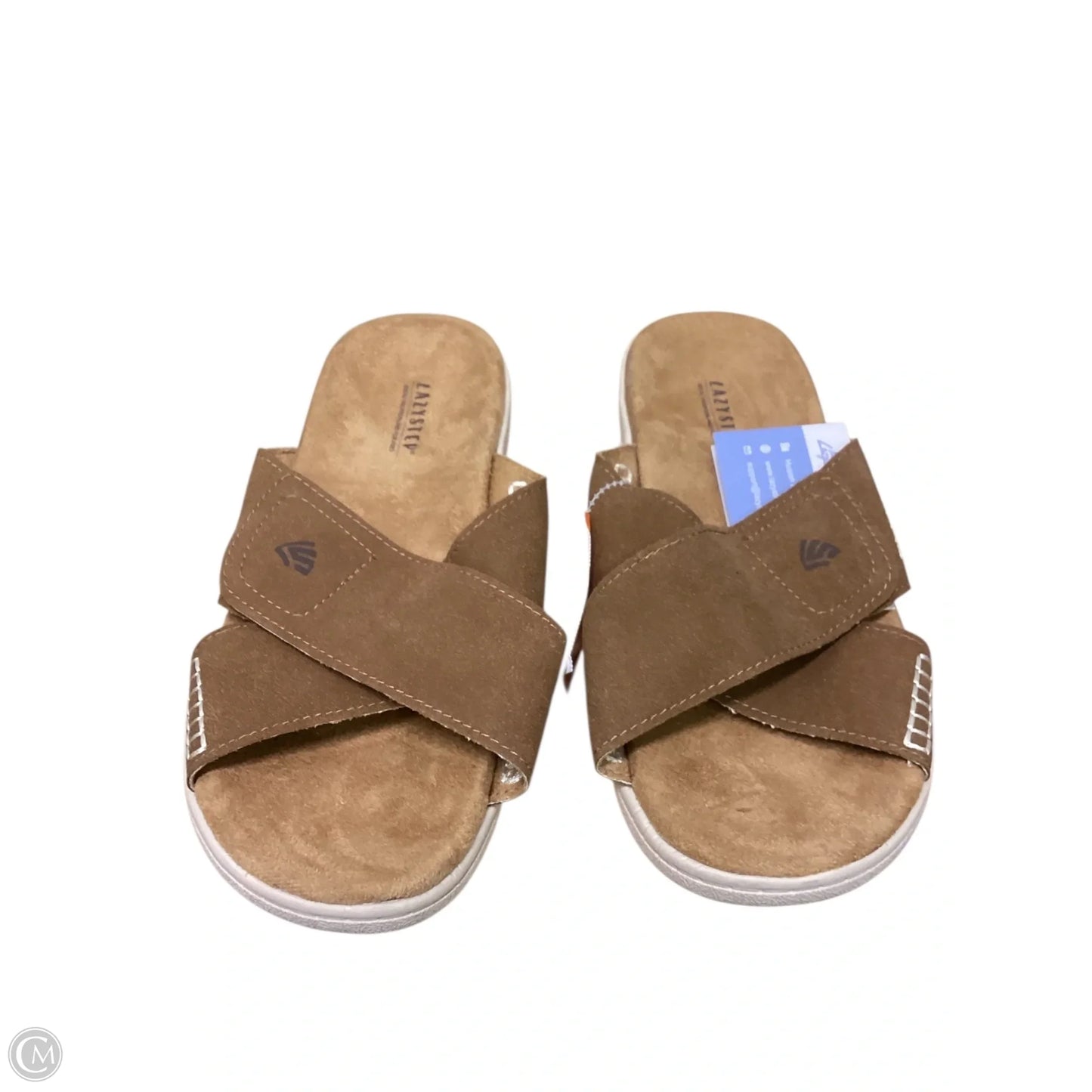 Sandals Flats By Cme In Brown, Size: 9