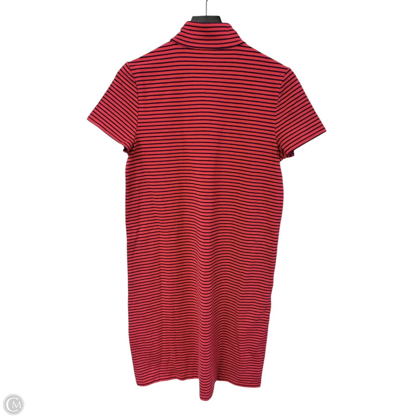 Dress Casual Midi By Chicos In Blue & Red, Size: S