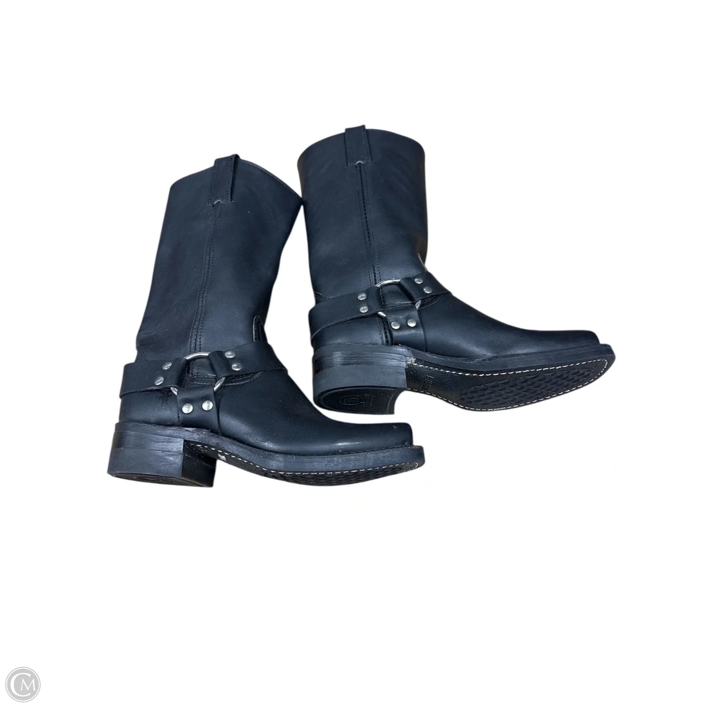 Boots Designer By Frye In Black, Size: 7