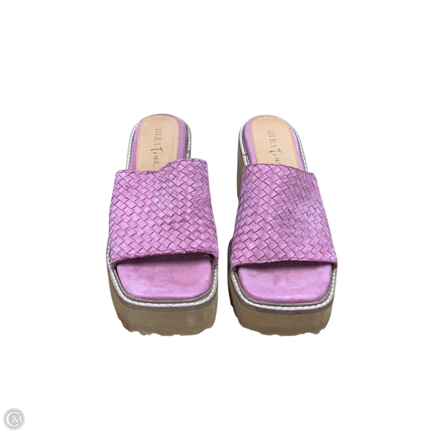 Sandals Heels Platform By Diba In Pink, Size: 7.5