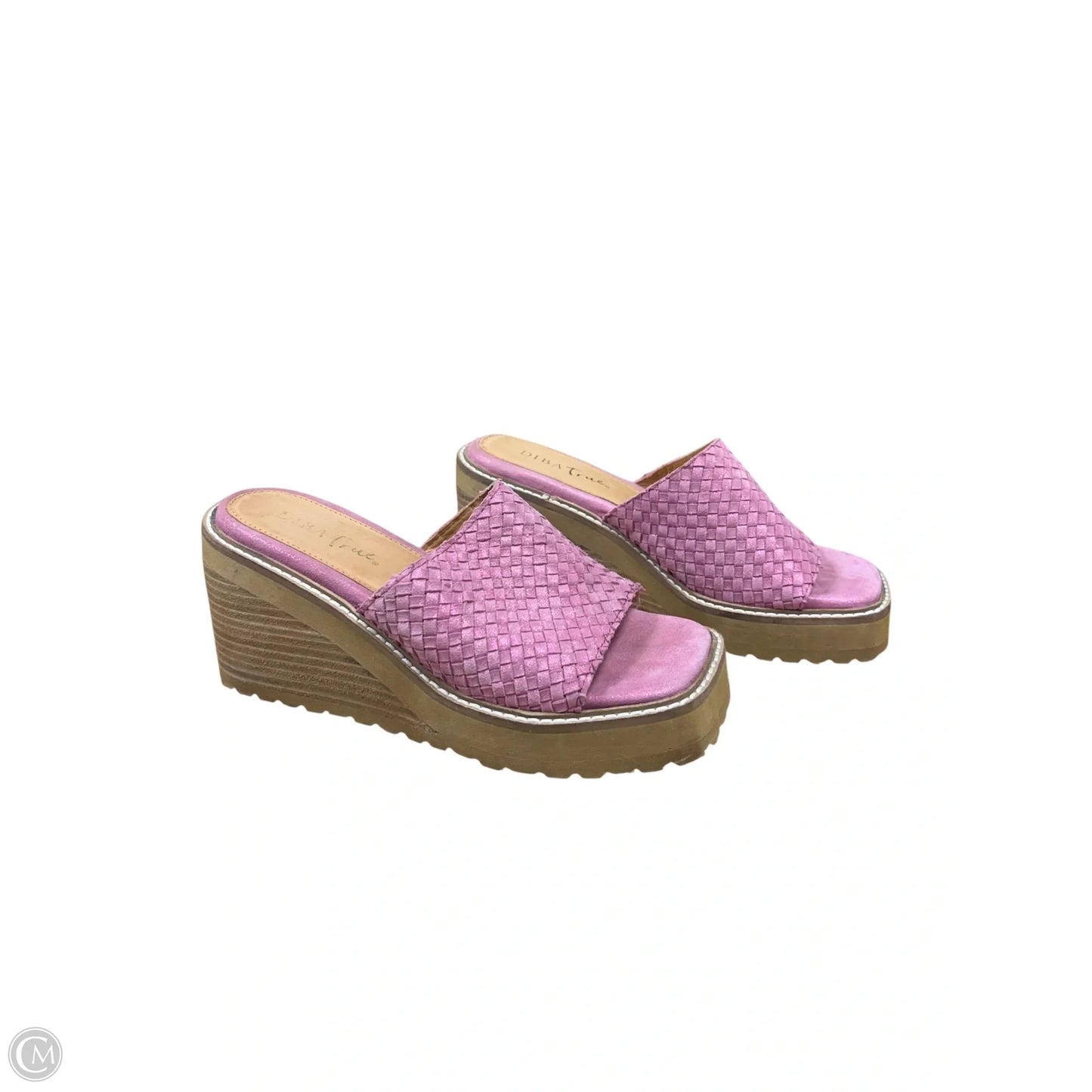 Sandals Heels Platform By Diba In Pink, Size: 7.5