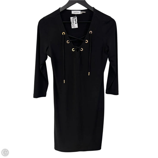 Dress Casual Short By Calvin Klein In Black, Size: 6