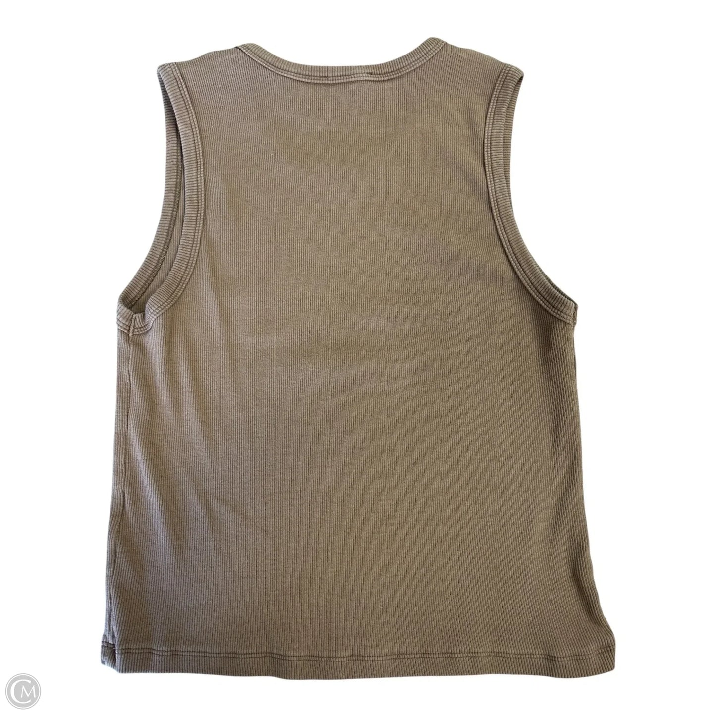 Top Short Sleeve Basic By La Miel In Brown, Size: L