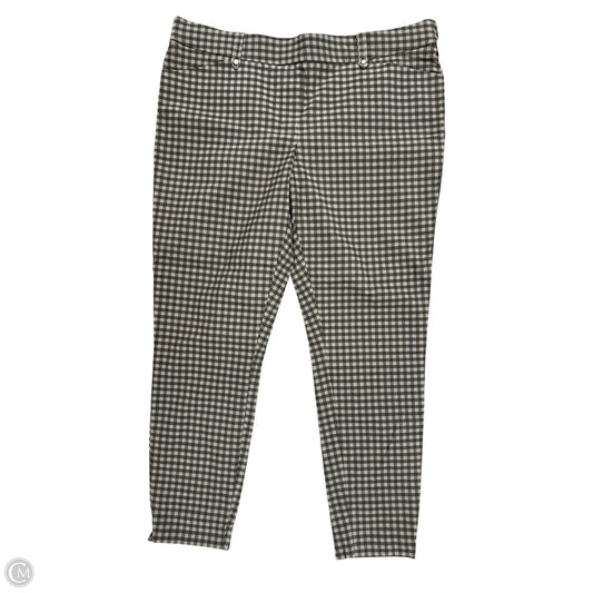 Pants Dress By Maurices In Black & Grey, Size: 18