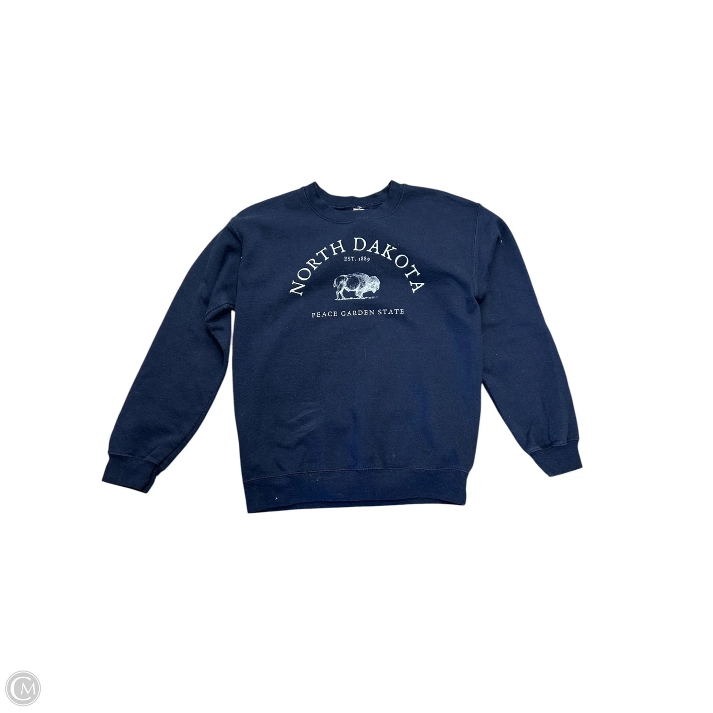 Sweatshirt Crewneck By Gildan In Navy, Size: S