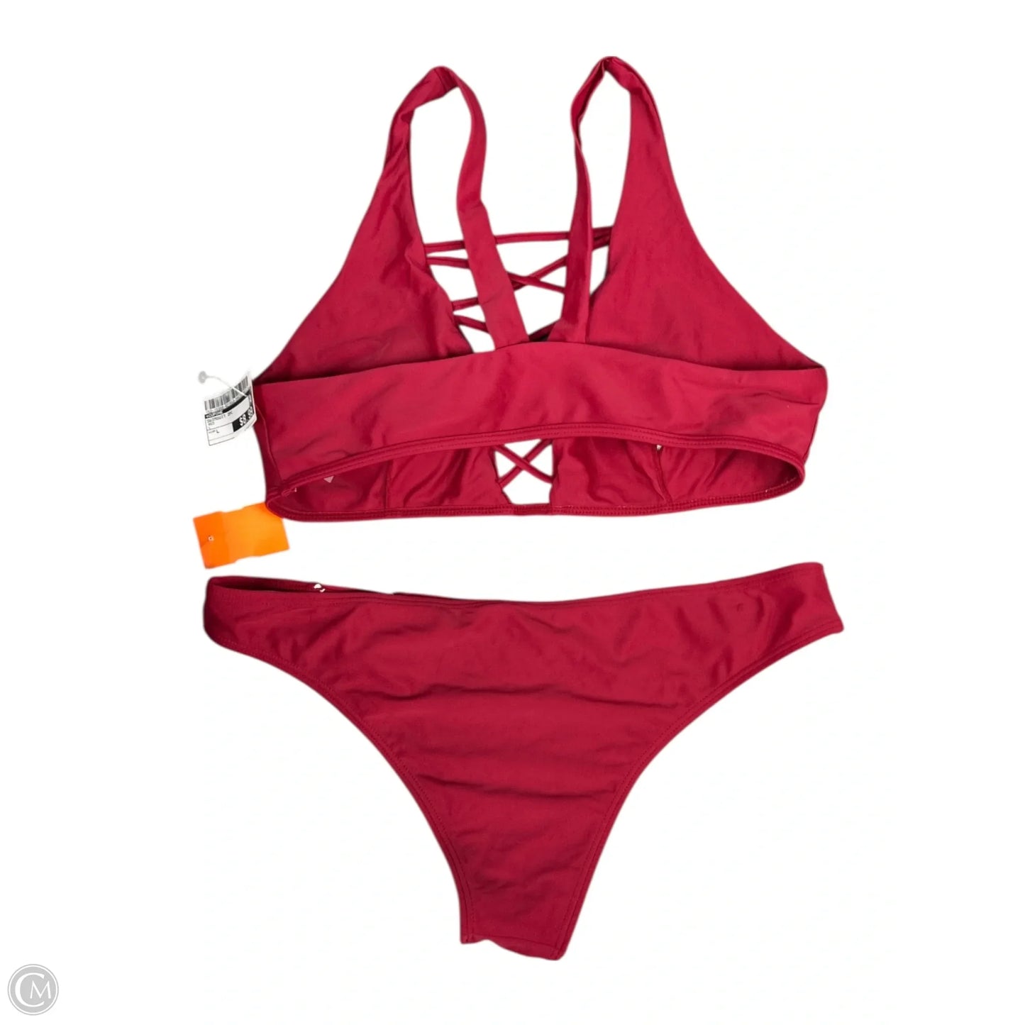 Swimsuit 2pc By Cupshe In Red, Size: L