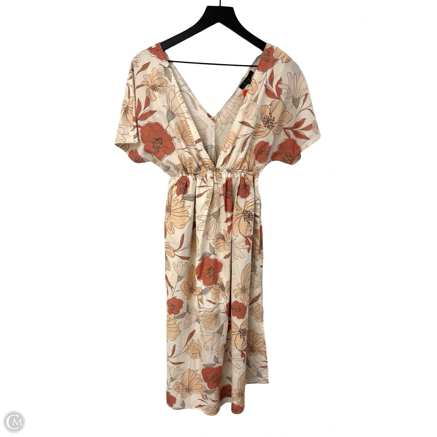 Dress Casual Midi By Wishlist In Floral Print, Size: S