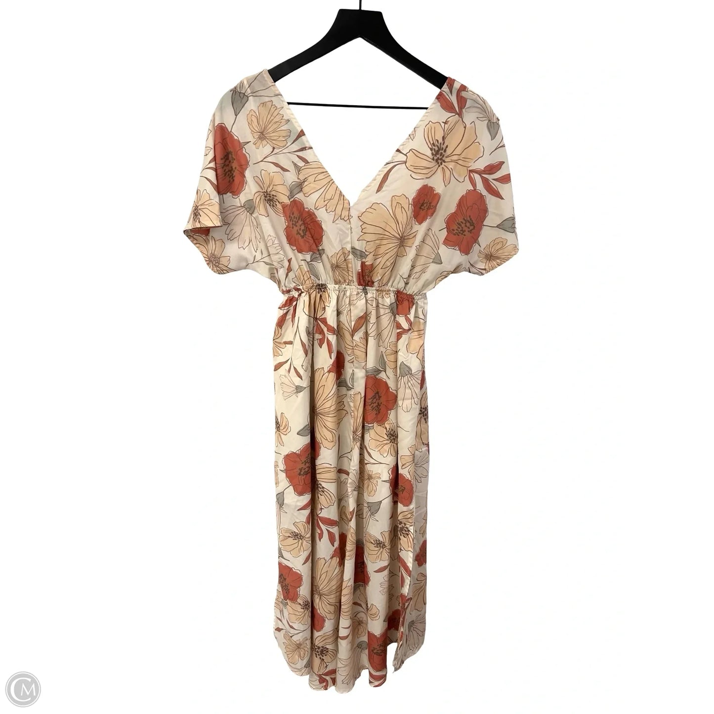 Dress Casual Midi By Wishlist In Floral Print, Size: S