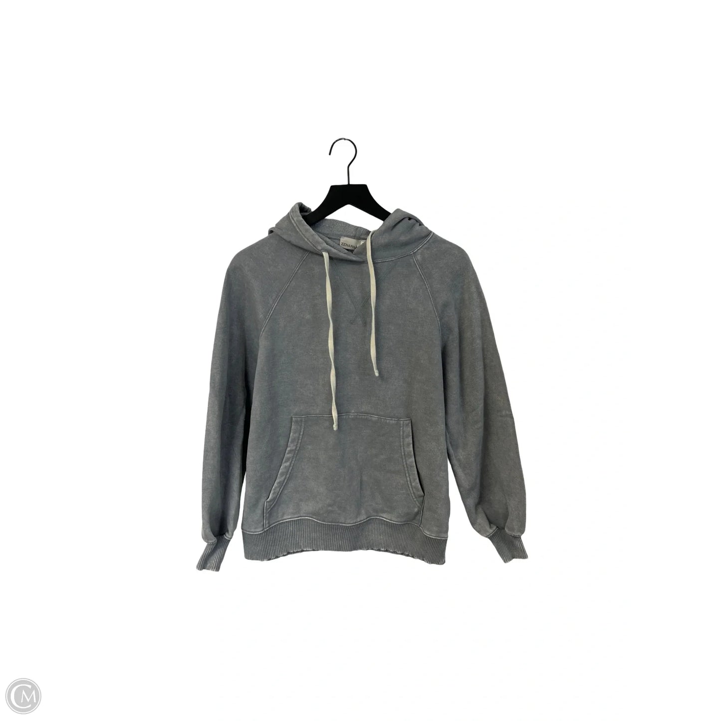 Sweatshirt Hoodie By Zenana Outfitters In Blue, Size: S