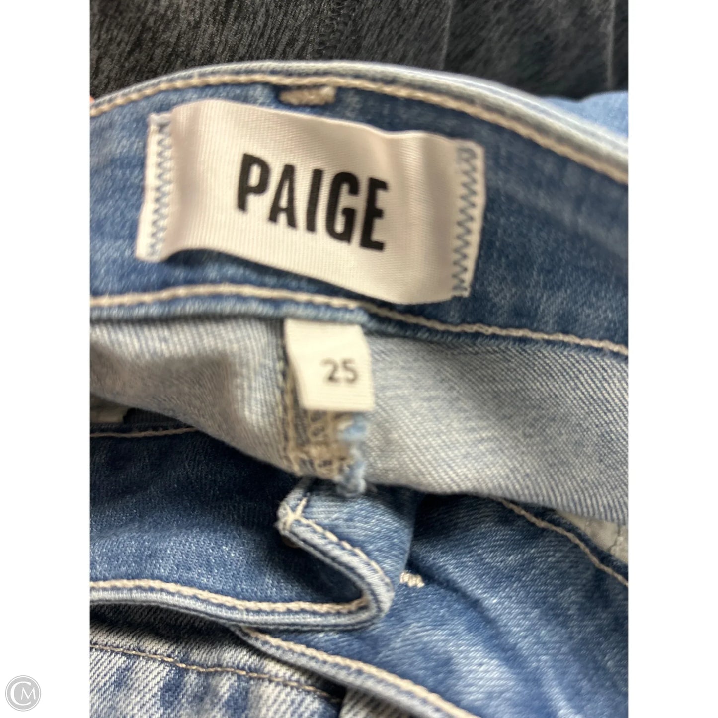 Jeans Wide Leg By Paige In Blue Denim, Size: 2