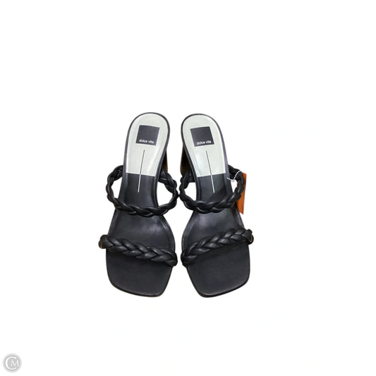 Sandals Heels Block By Dolce Vita In Black, Size: 10