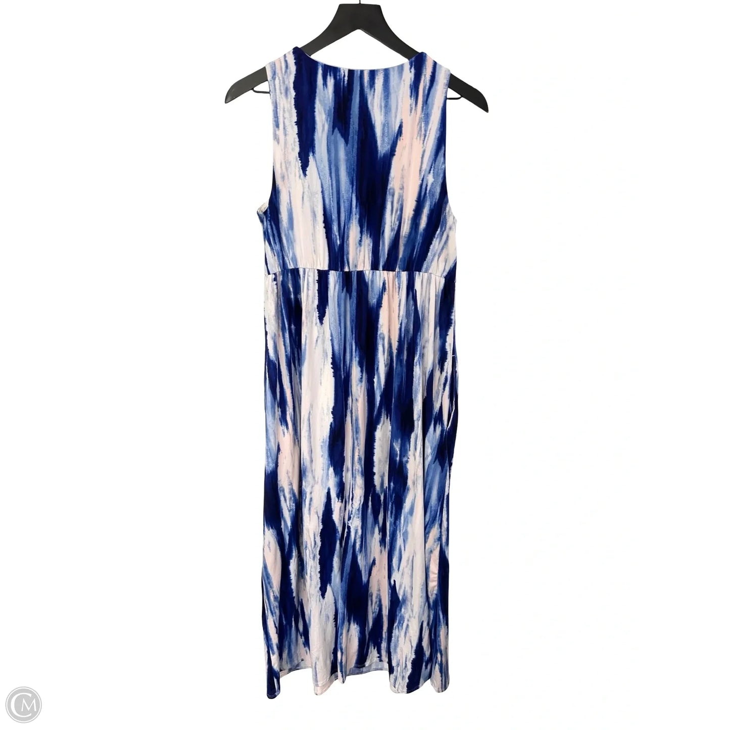 Dress Casual Maxi By Soma In Blue & White, Size: M