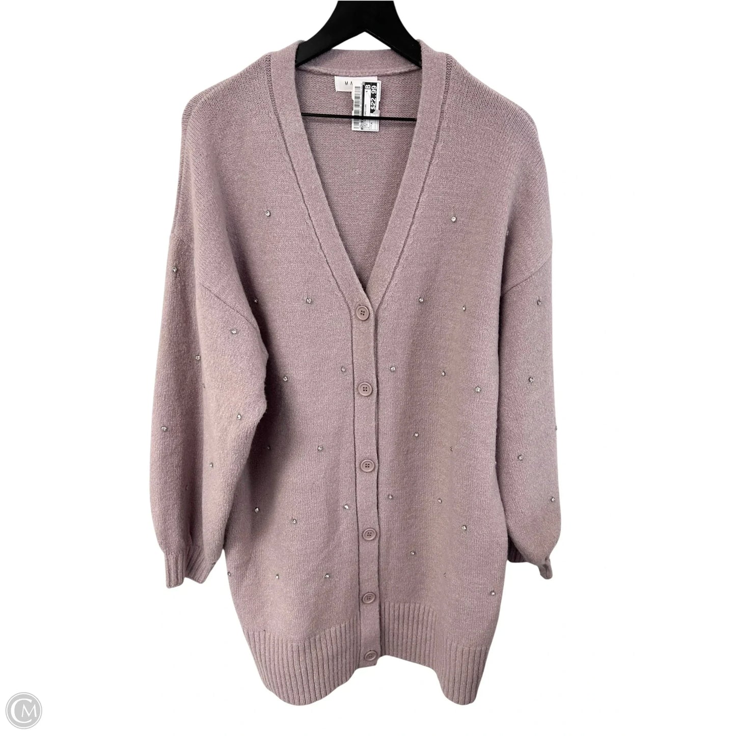 Sweater Cardigan By Mable In Pink, Size: M