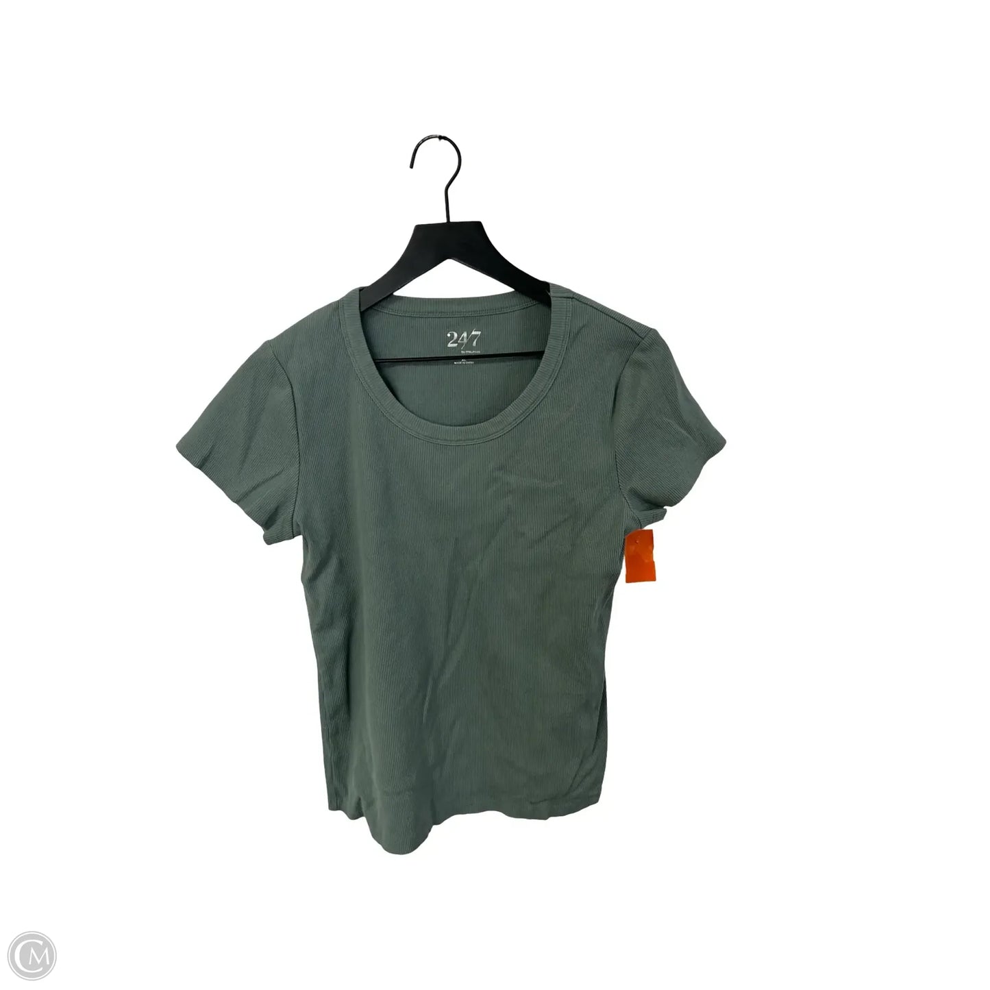Top Short Sleeve Basic By Maurices In Green, Size: Xl