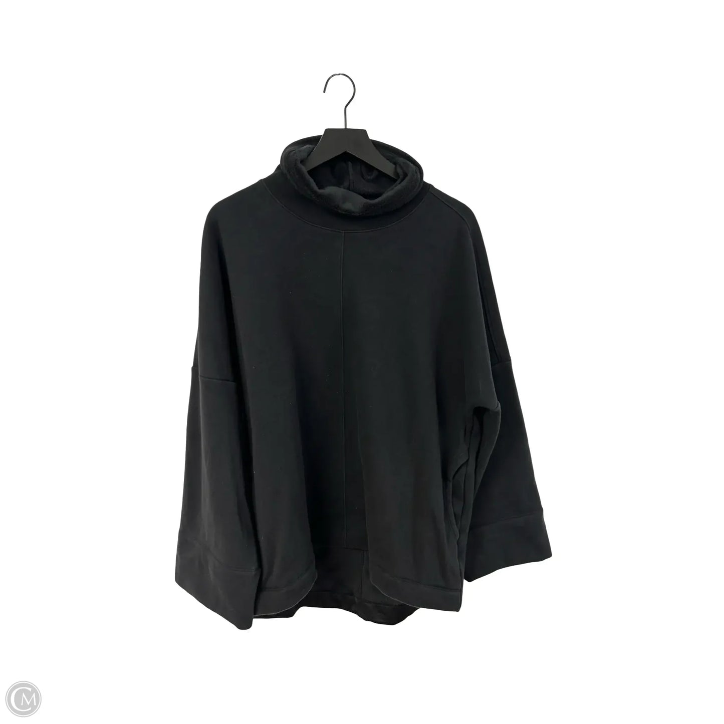 Sweatshirt Crewneck By Athleta In Black, Size: L