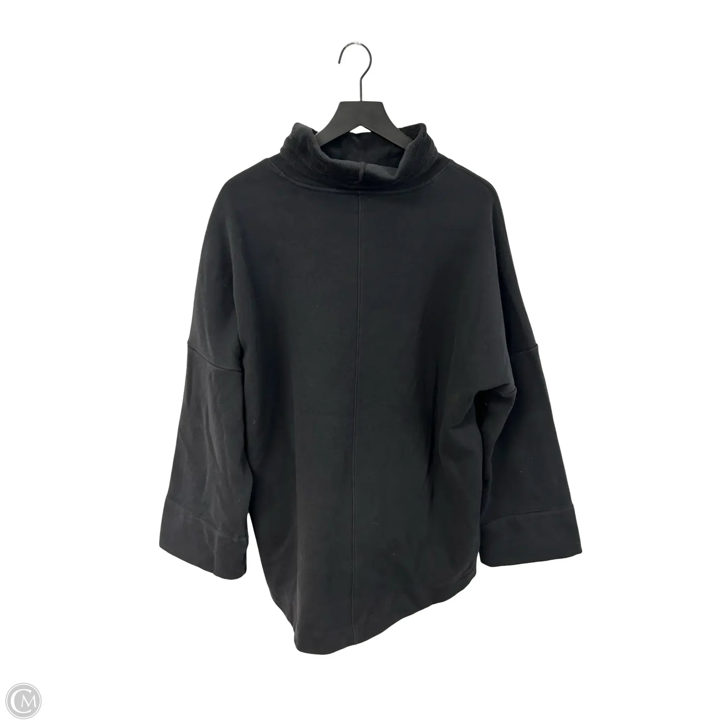 Sweatshirt Crewneck By Athleta In Black, Size: L