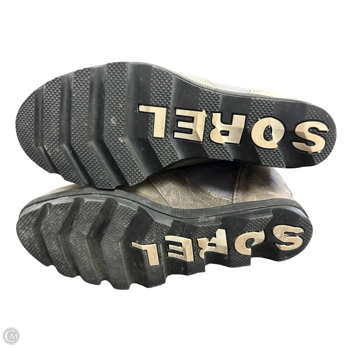 Boots Ankle Heels By Sorel In Grey, Size: 8.5