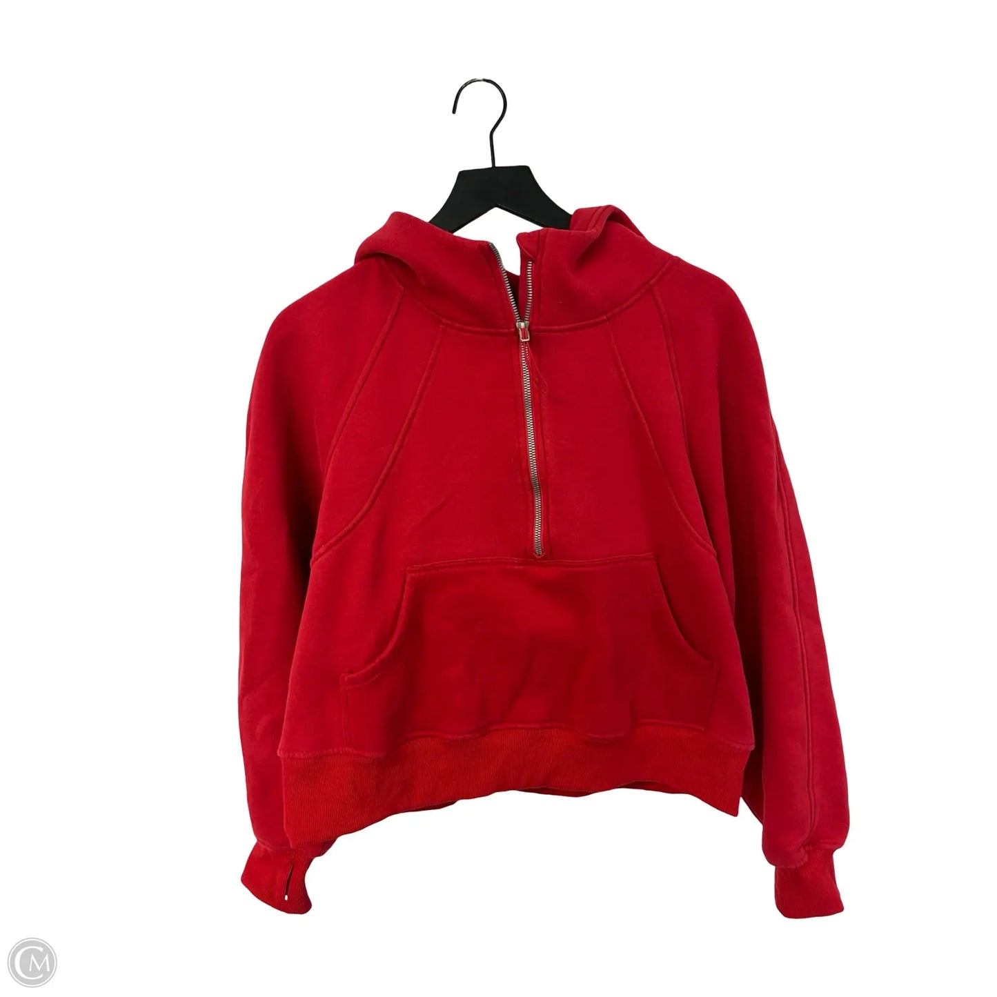 Sweatshirt Hoodie By Trendy Queen In Red, Size: L