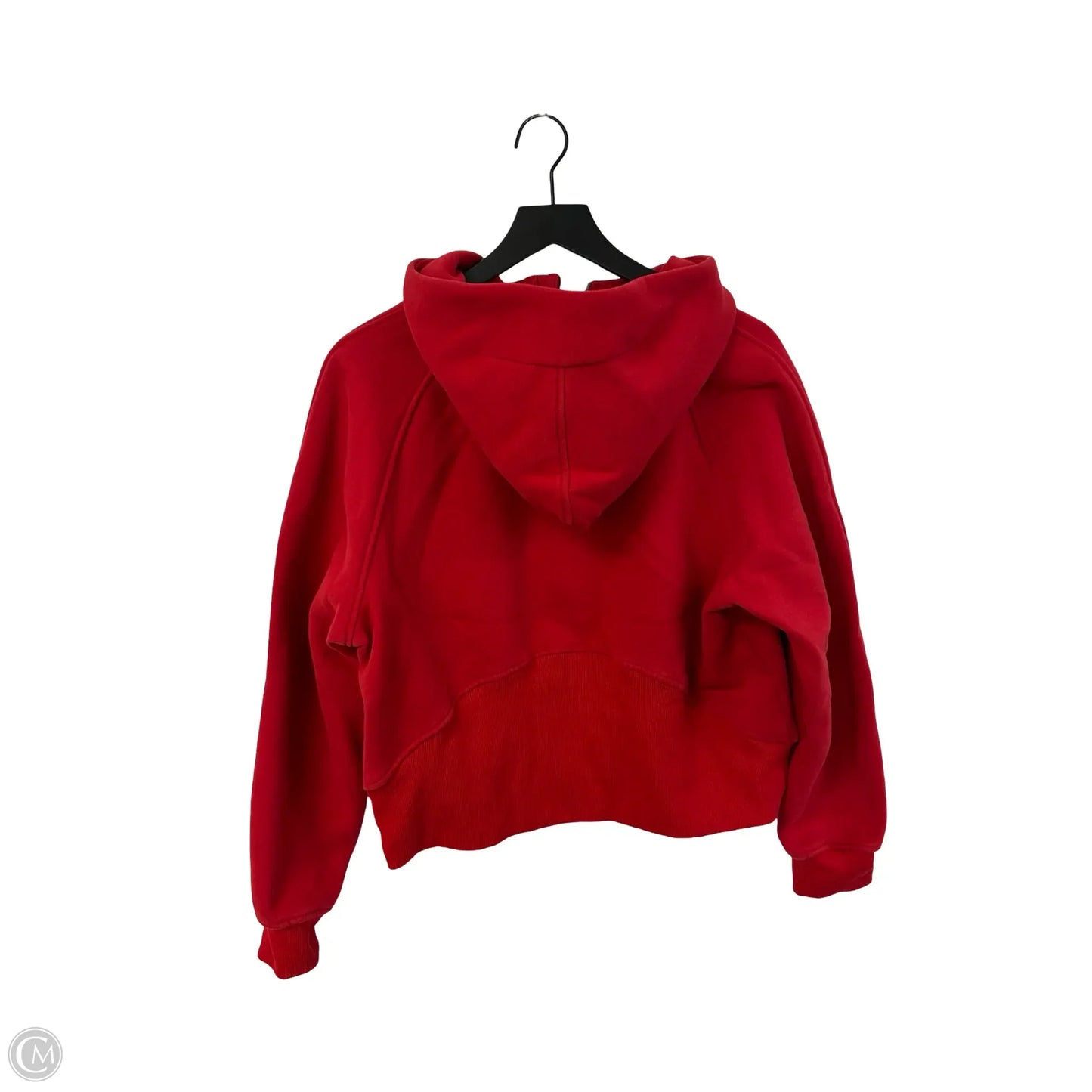 Sweatshirt Hoodie By Trendy Queen In Red, Size: L