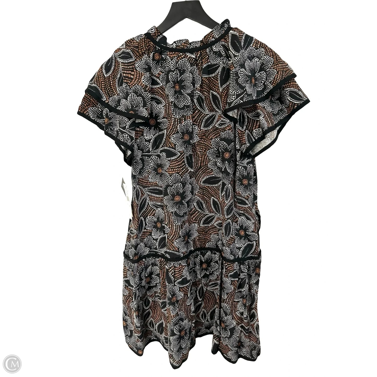 Dress Casual Short By Cmc In Black & Brown, Size: M