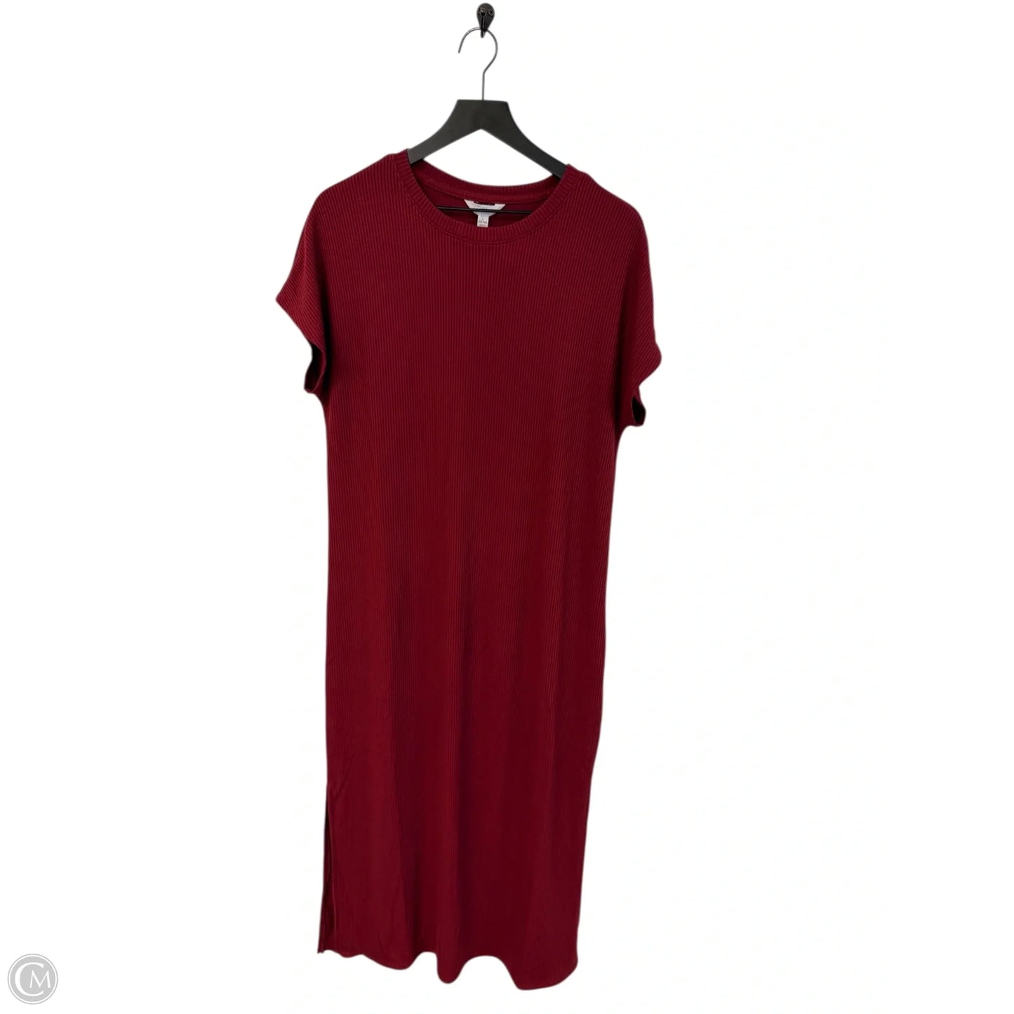 Dress Casual Maxi By Time And Tru In Red, Size: L