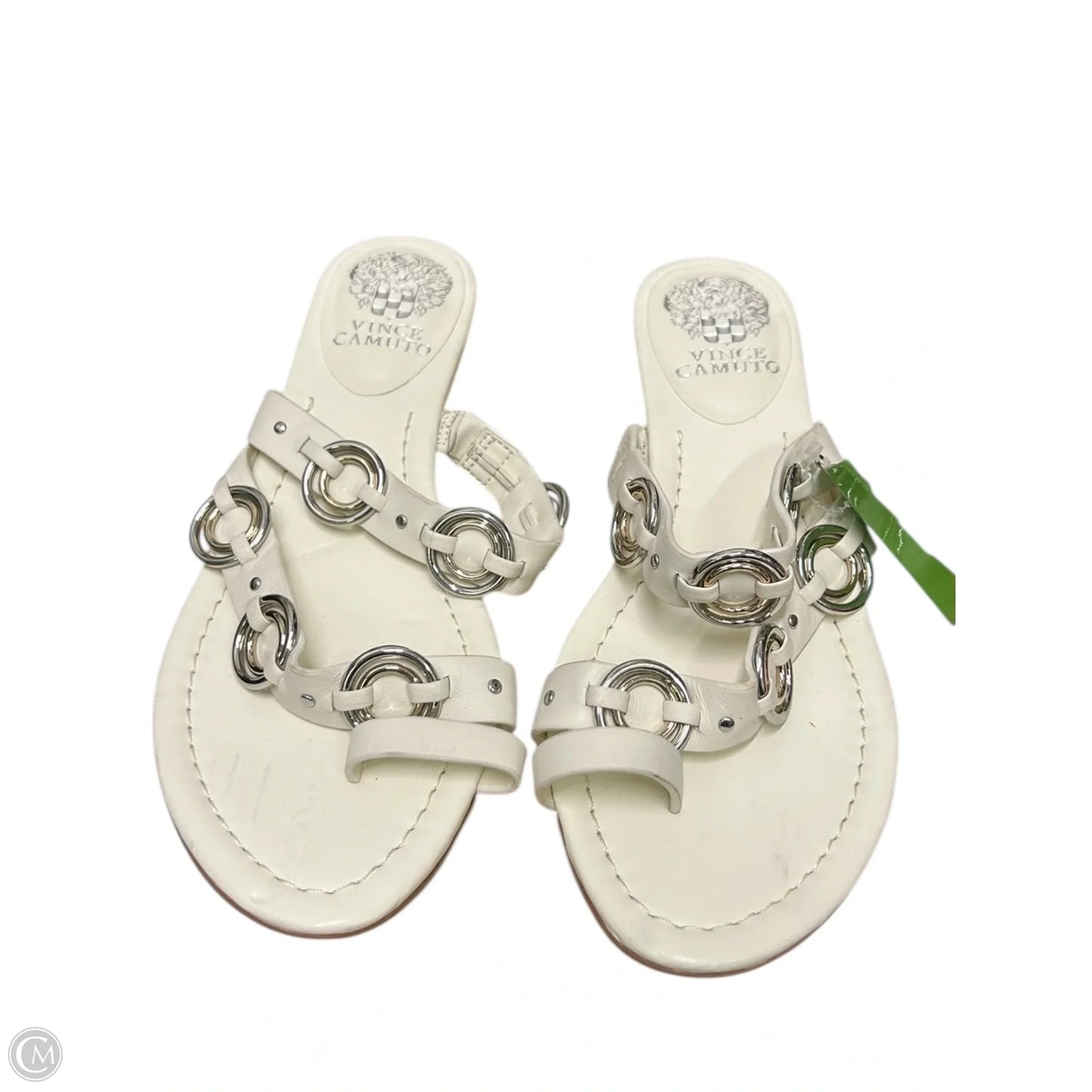 Sandals Flats By Vince Camuto In White, Size: 7.5