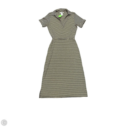 Dress Casual Maxi By H&m In Black & Tan, Size: Xs