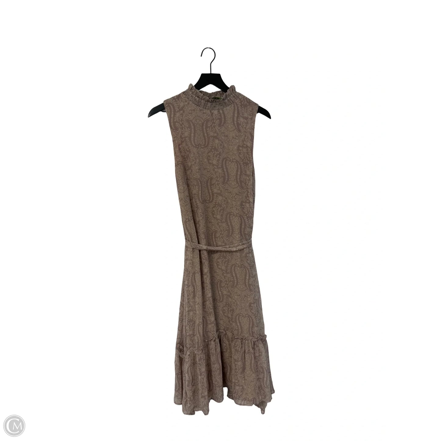 Dress Casual Maxi By Dress Forum In Purple & Tan, Size: S