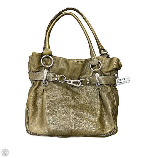 Handbag Leather By B. Makowsky, Size: Medium