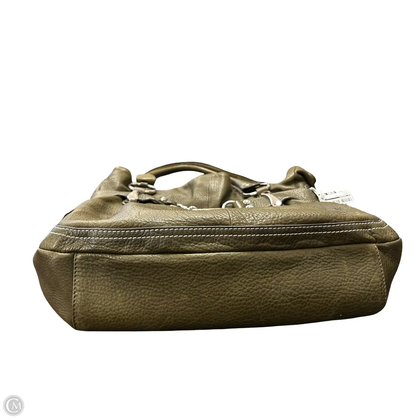 Handbag Leather By B. Makowsky, Size: Medium